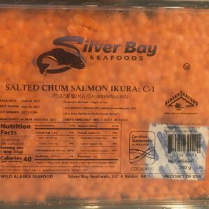 Wild Red Chum Salmon "Silver Bay" Ikura