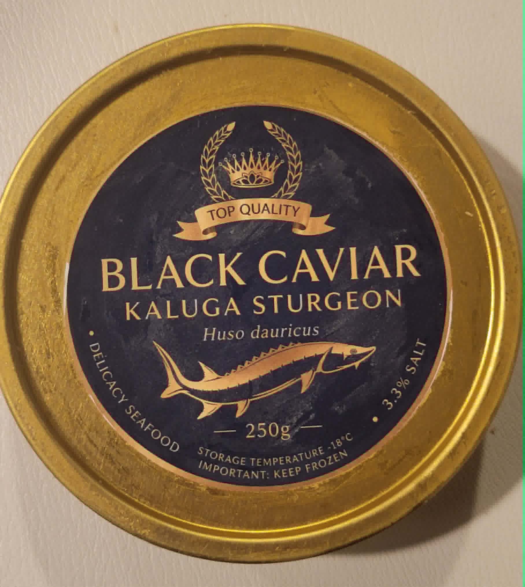 Kaluga Sturgeon Black Caviar (250g)